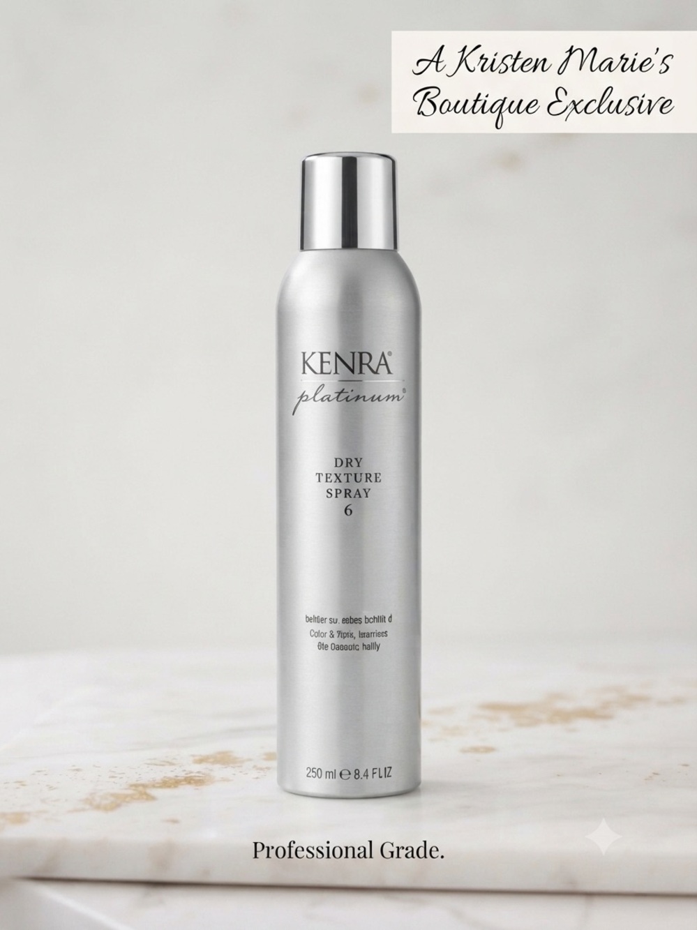 Professional Grade Kenra Platinum Dry Texture Spray 6 - 5.3 oz